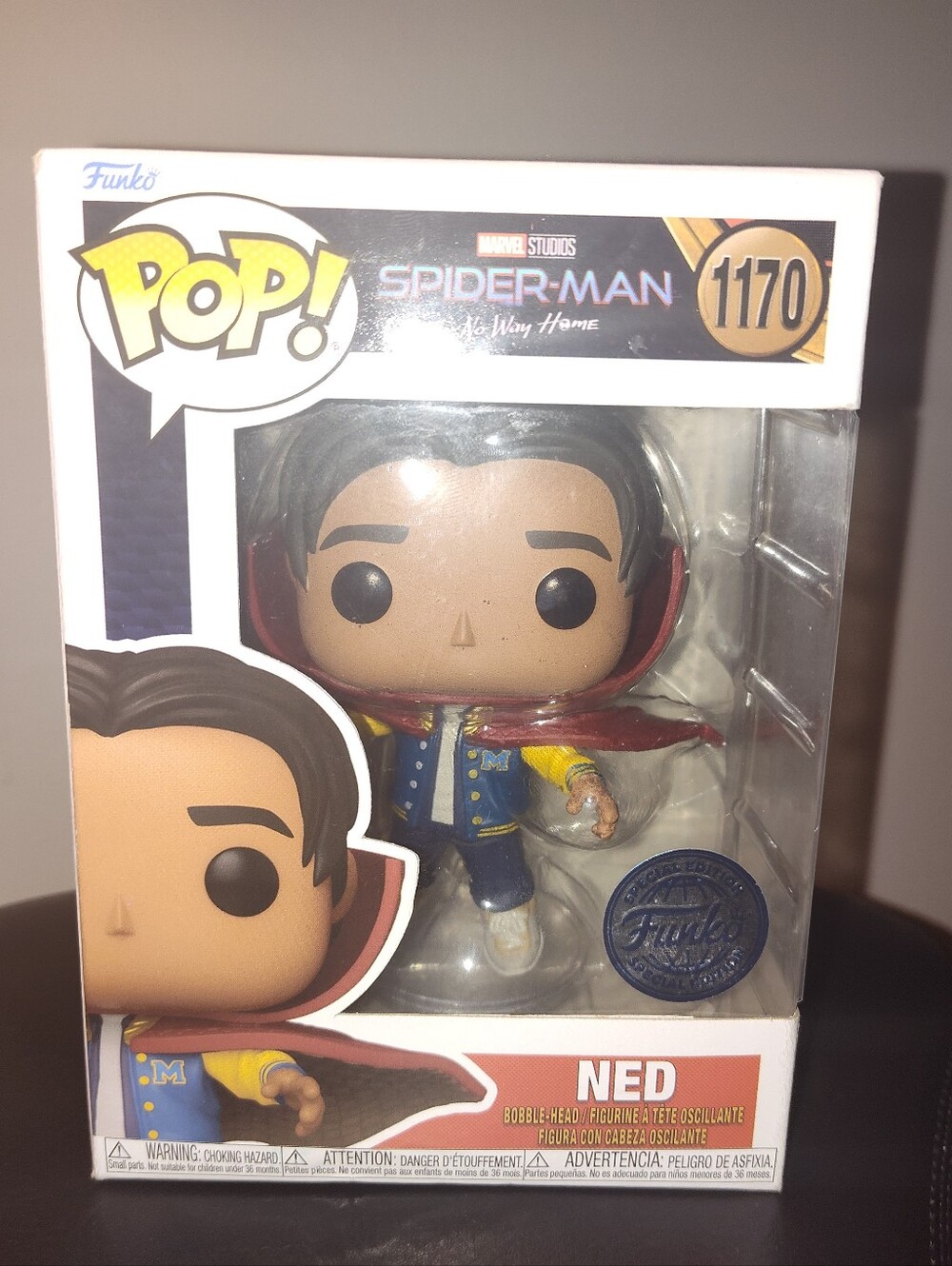 Funko Pop! Ned Vinyl Figure - Red, Blue, Yellow